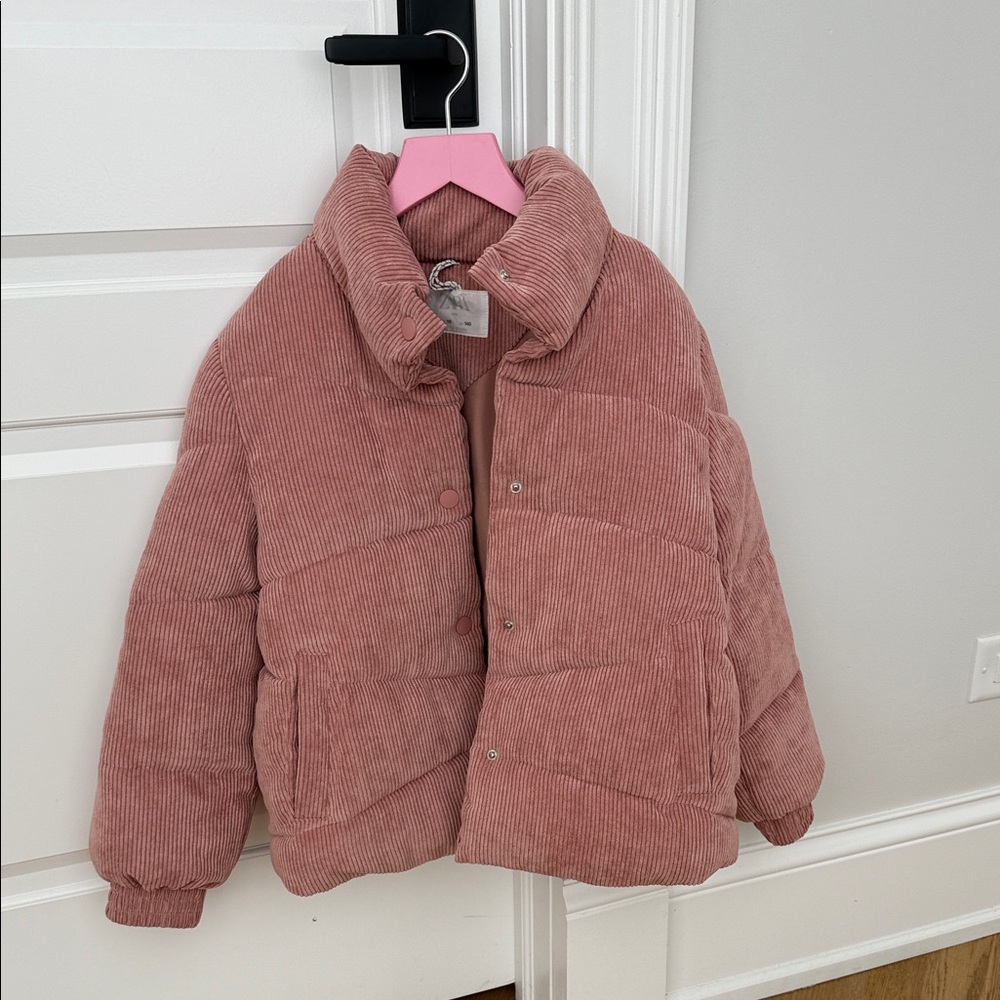 Zara Kids Dusty Pink Puffer Jacket (worn once)